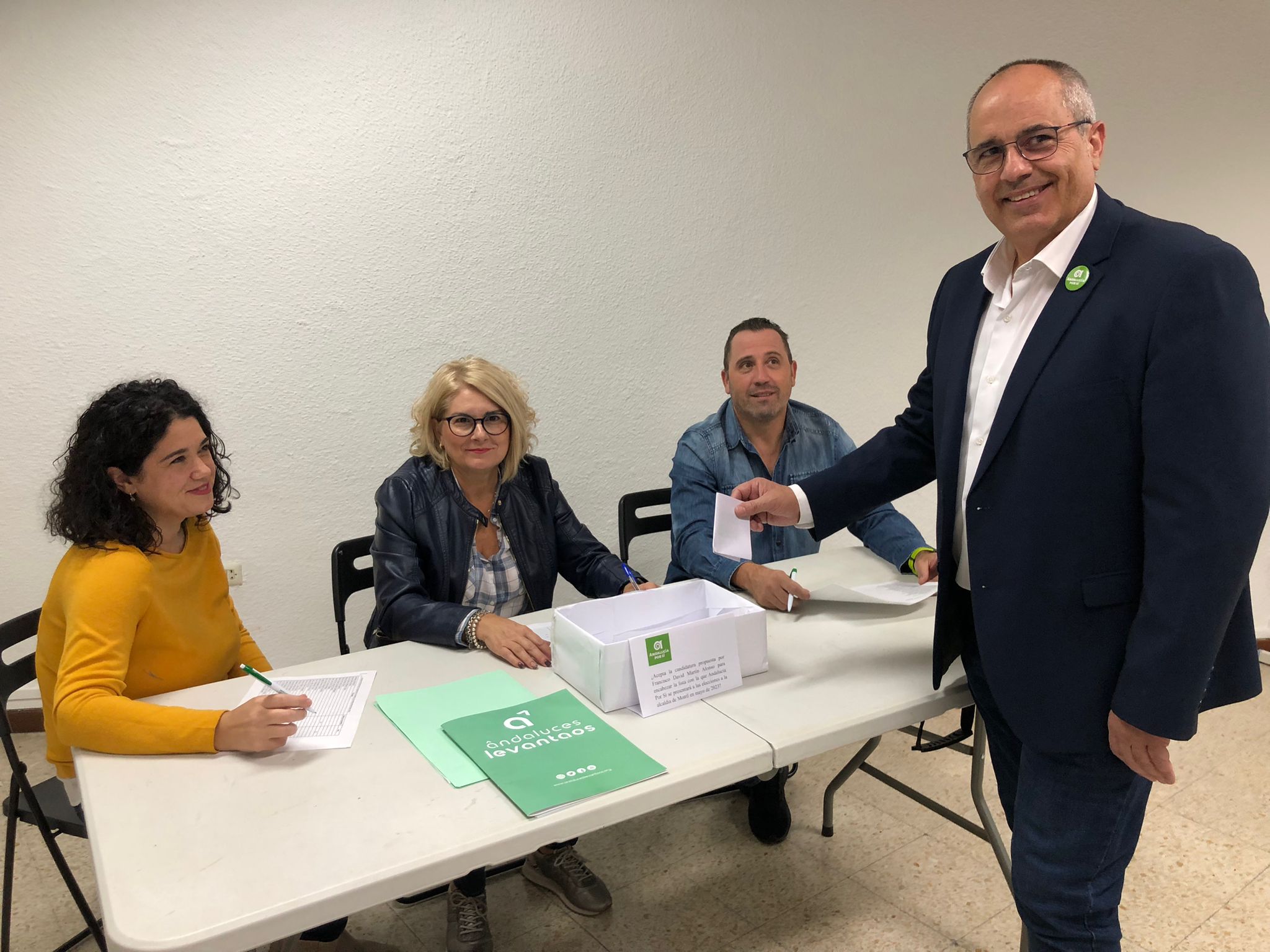 David Martín repite como candidato de Andalucía Por Sí a la alcaldía de Motril